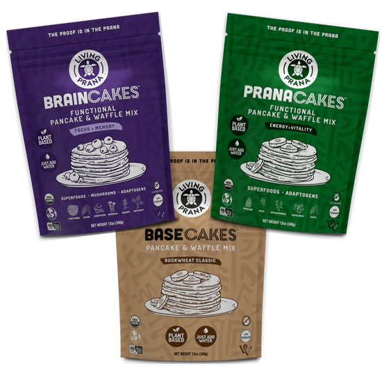 BUCKWHEAT PANCAKE & WAFFLE MIX SET 3-PACK (FUNCTIONAL + CLASSIC)