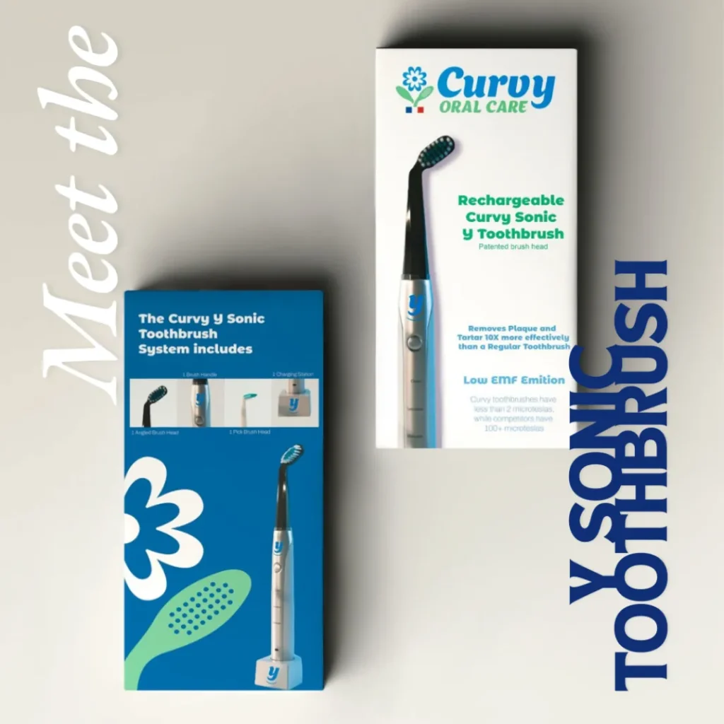 Y Sonic EMF-Free Angled Toothbrush