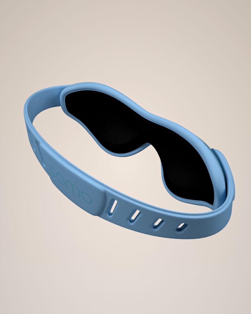 SOMO Sleep Fitness Mask (Includes luxury travel pouch and wash bag)