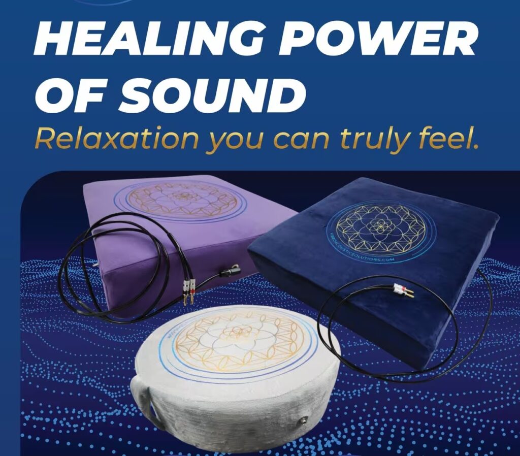 Vibroacoustic Therapy Meditation Cushion
