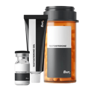 Testosterone Cypionate Injection, Gel or Oral + Anastrozole