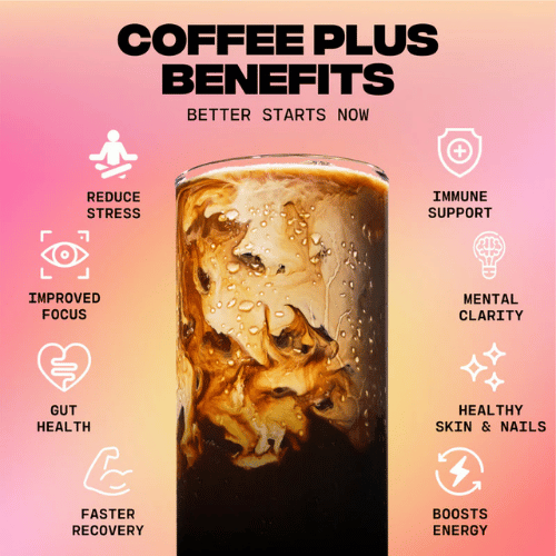 90 Servings Coffee+ Medium Roast